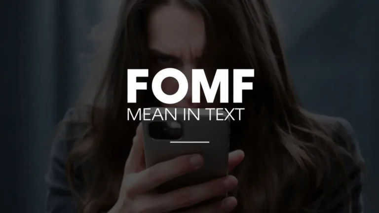 FOMF Mean in Text