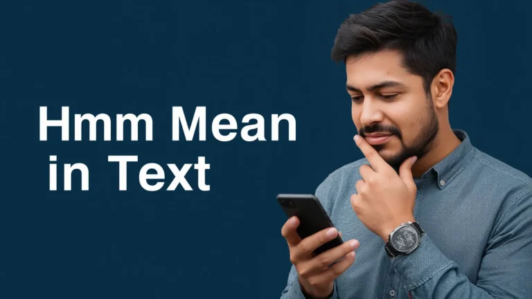 Hmm Mean in Text