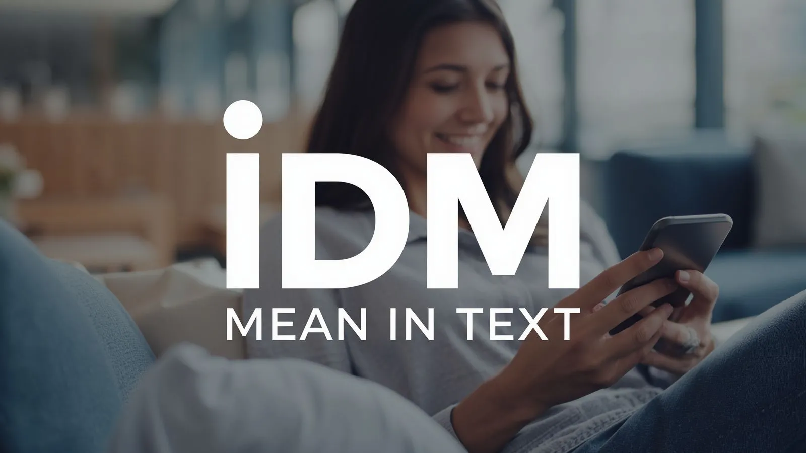 IDM Mean in Text