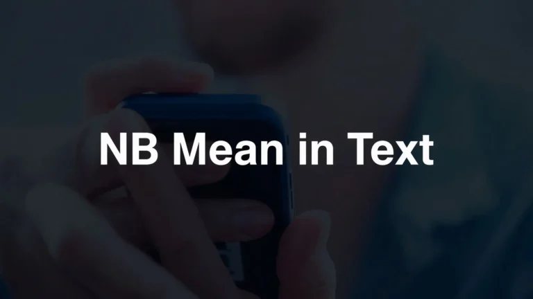 NB Mean in Text