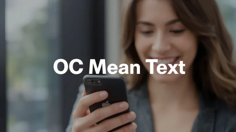 OC Mean in Text