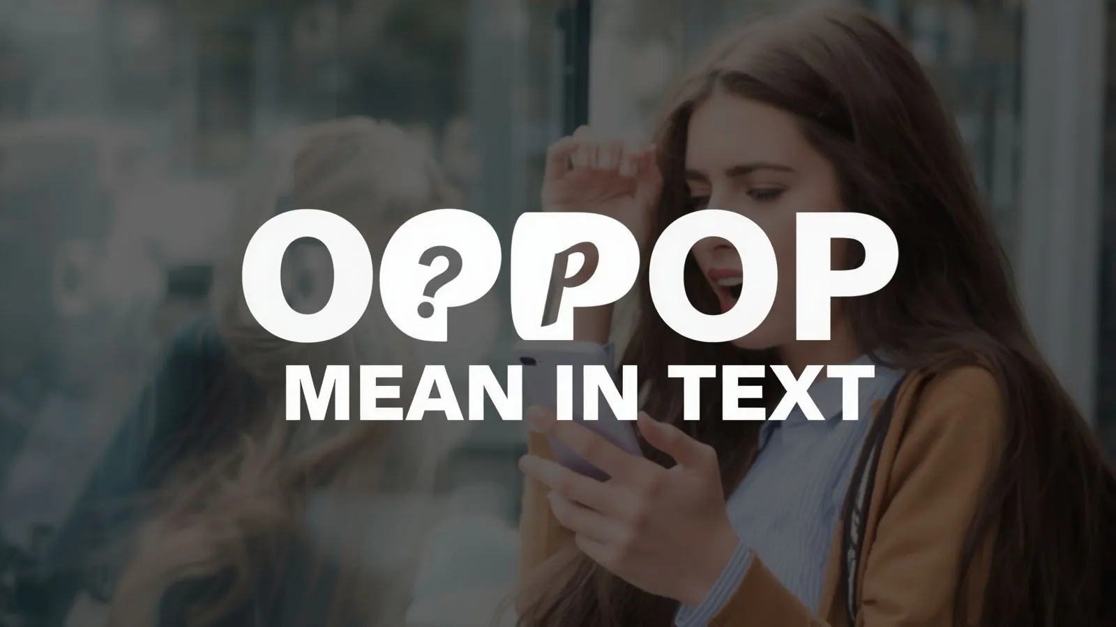 Oop Mean in Text