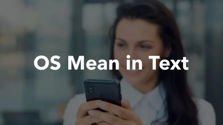 OS Mean in Text