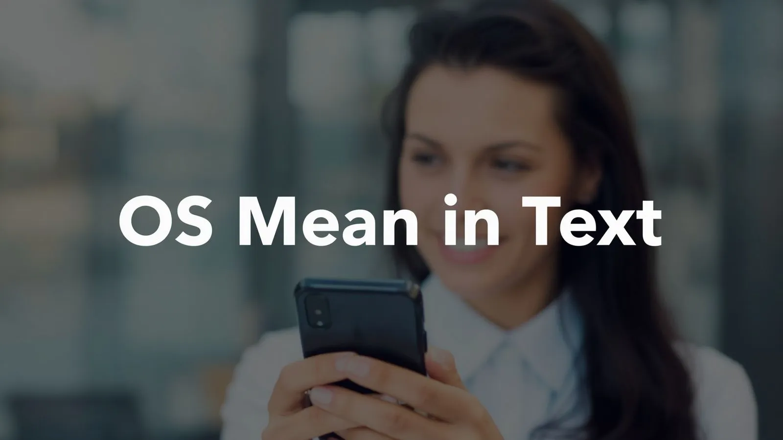 OS Mean in Text