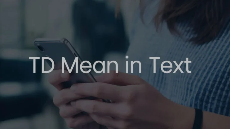 TD Mean in Text