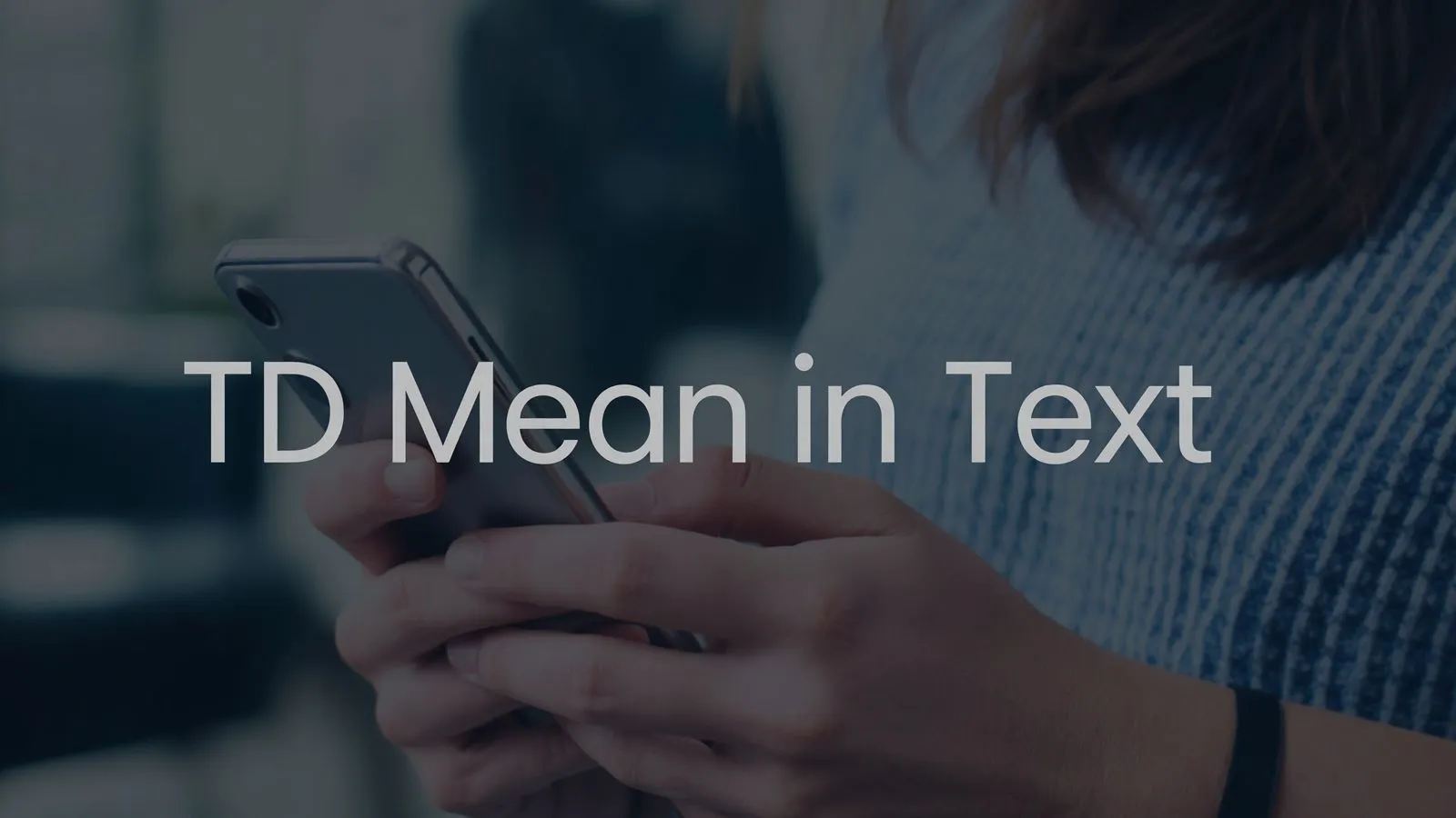 TD Mean in Text