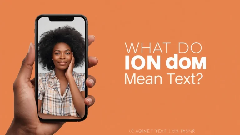 What Do Ion Mean in Text