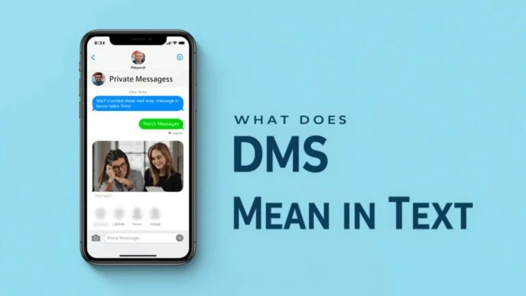 What Does DMS Mean in Text