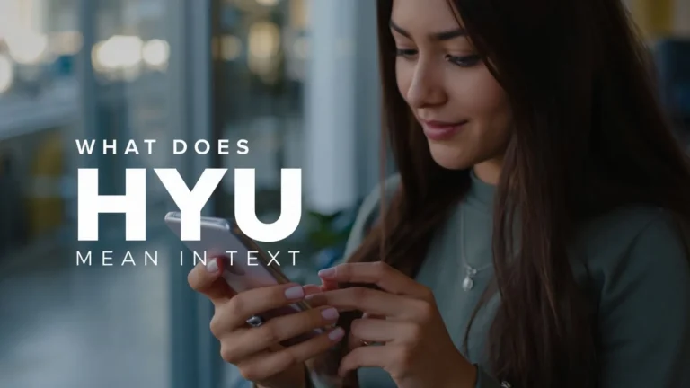 What Does HYU Mean in Text