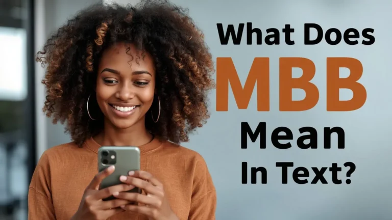 What Does MBB Mean in Text