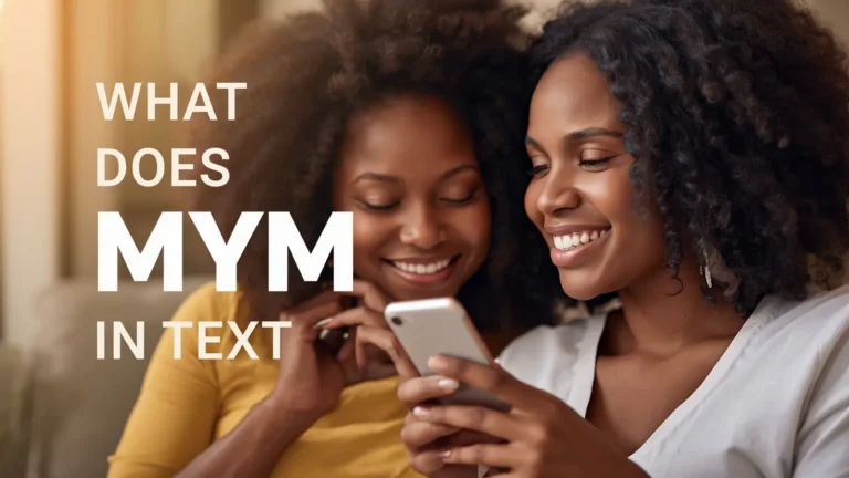 What Does MYM Mean in Text