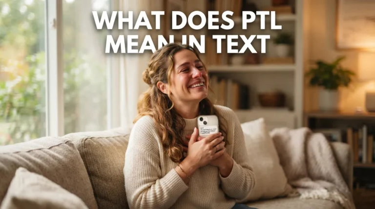 What Does PTL Mean in Text
