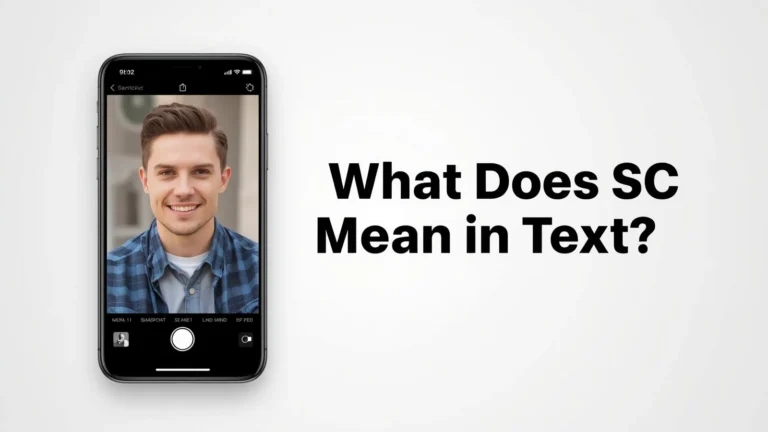 What Does SC Mean in Text