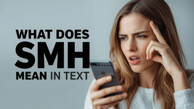 What Does SMH Mean in Text