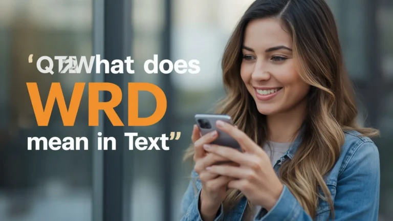What Does WRD Mean in Text
