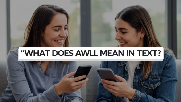 What Does AWLL Mean in Text