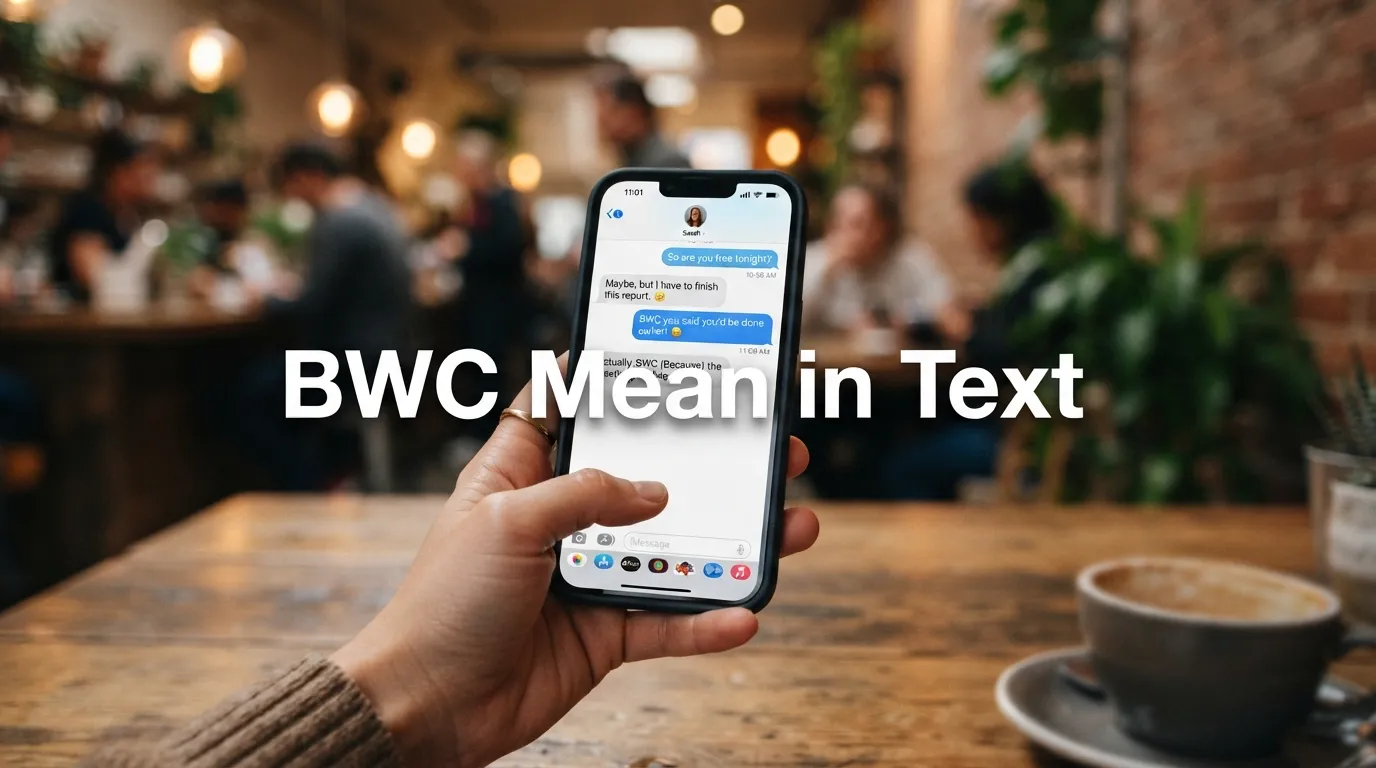 What Does BWC Mean in Text