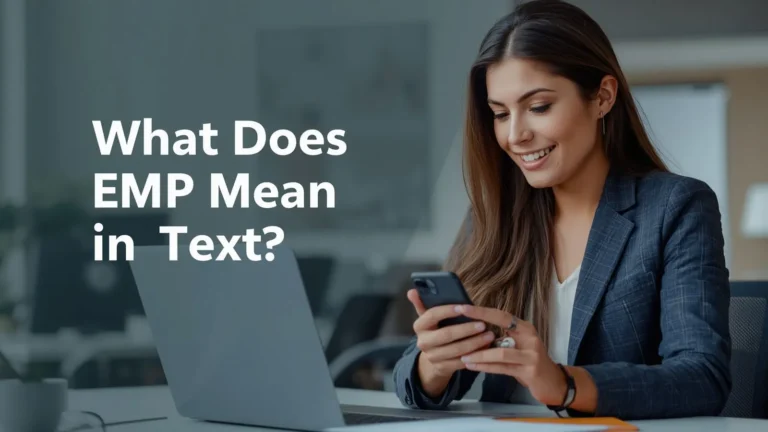 What Does EMP Mean in Text