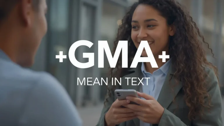 What Does GMA Mean in Text