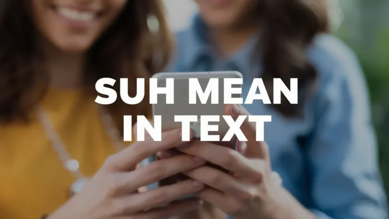 What Does Suh Mean in Text