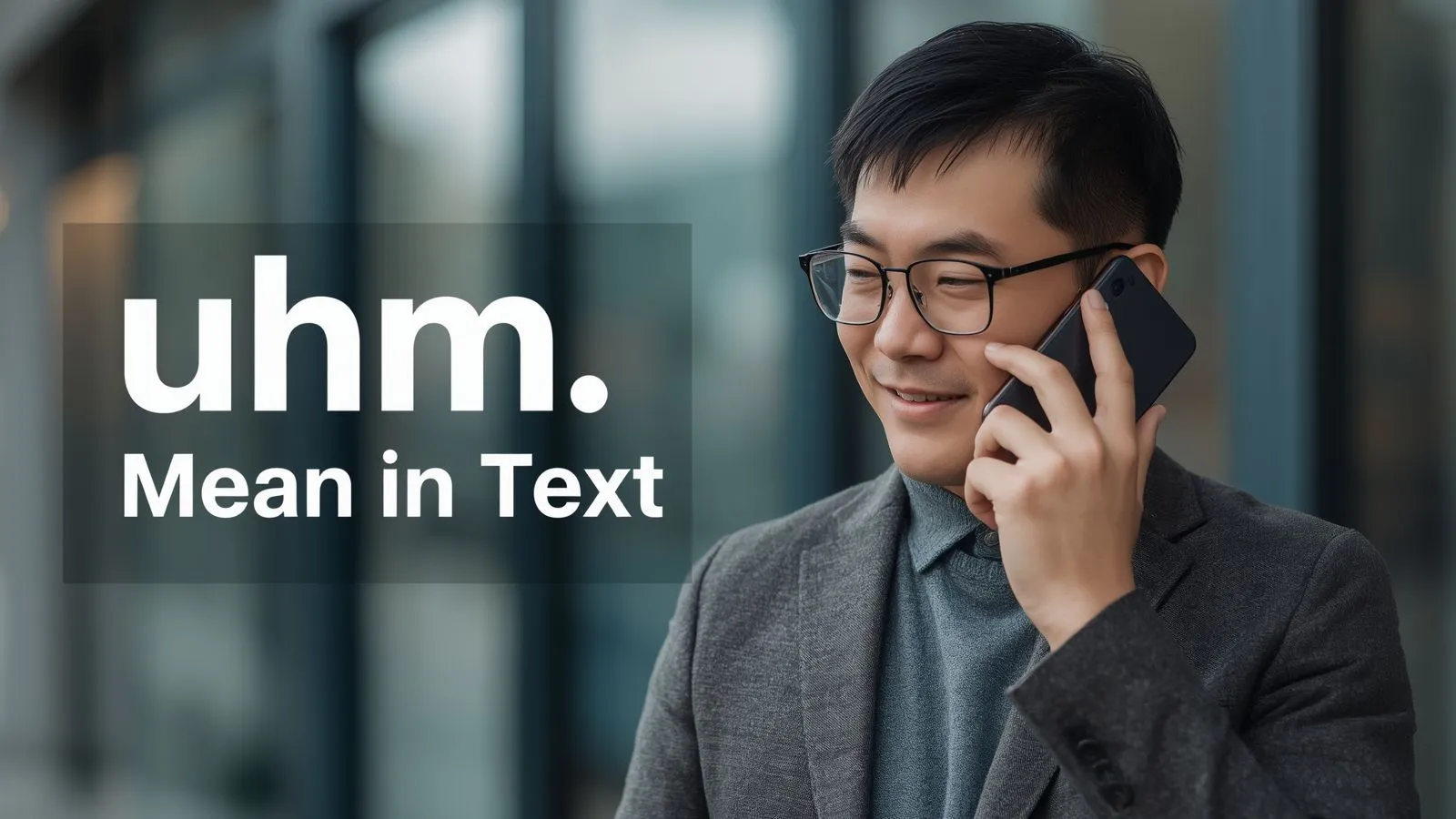 What Does Uhm Mean in Text
