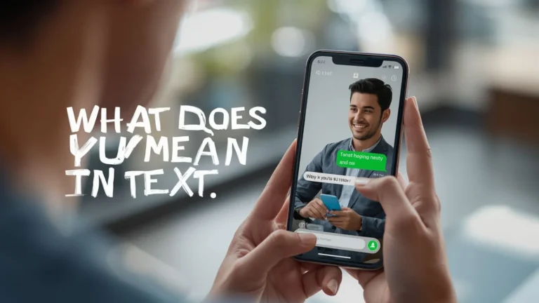 What Does YU Mean in Text