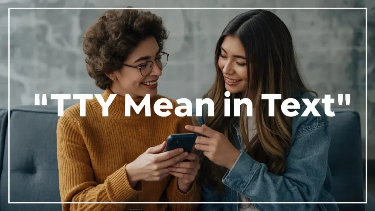What Does TTY Mean in Text